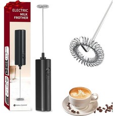 超低價！手持式電動奶泡器 手持式電動奶泡器 電池供電奶泡器電動飲料攪拌器便攜式迷你攪拌器泡沫