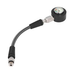 스쿠버 다이빙 압력 게이지 전문가용 야광 잠수 나이트 글로우 고압 호스 포함 BCD 레귤레이터 수중 다이빙용, 15cm, 15cm