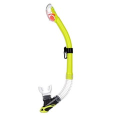 新新手首選 呼吸管 濕式呼吸管 遊泳呼吸管 前掛式 水肺潛水管 頭戴式浮潛管 浮潛裝備 自由潛水 全幹式潛水呼吸管前置遊, 最新款-透黃