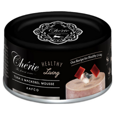 Cherie 法麗 全照護慕斯口感貓罐頭 80g, 1個, 雞肉+南瓜慕斯