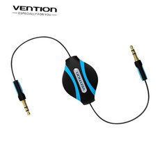 벤션 리트랙터블 옥스케이블 길이조절 3.5MM 자동차AUX 카오디오, 핑크, 1개, 핑크