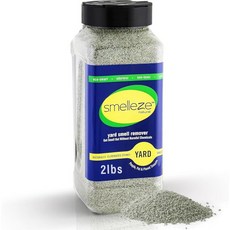 스멜리즈 야외 마당 냄새 제거제 강아지용 2파운드 과립 애완동물 소변 및 배변 인조잔디 잔디 자갈 파티오 우리용 안전 어린이 지속력 있는, 2 파운드