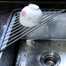 싱크롤 주방 코너 공간활용 싱크대 선반 접이식 수납 45156pc 1(PC)