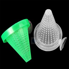 파랑파랑몰 어항피딩컵 사료급식기, 그린, 1개