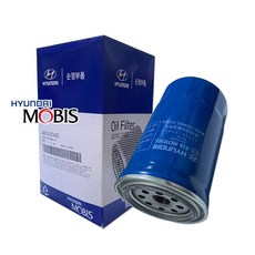 현대 2631027420 엔진 오일필터 oil filter NF쏘나타 싼타페 CM 모비스 순정품 1개, 상세페이지 참조