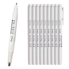 PILOT 키레나 페일 컬러 형광펜, 10개, 페일 웜그레이, (키레나)