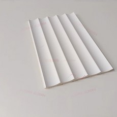 波浪造型竹木纖維內弧形裝飾板, 130實心瓷白/樣品,下單咨詢客服自主下單默認發樣品, 1個