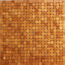 1인용 원형 정사각패턴 대나무 마작방석 시원한방석 대나무의자방석 대나무방석 여름대나무방석