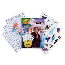 크레욜라 컬러링 스티커 시리즈 겨울왕국, 1개, 32매, A4