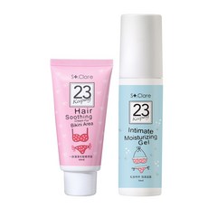 St.Clare聖克萊爾 私密護理組：私密毛髮順理霜60ml+私密凝露50ml，溫和呵護私密肌膚，維持健康平衡, 1個, 順理霜+保濕凝露(凝露20260611)