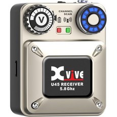 5.8을 지원하는 Xvive U45 무선 인이어 모니터 시스템GHz 송신기 및 수신기, U45R