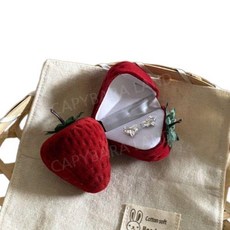 생딸기 반지케이스 깜짝이벤트 주얼리 보관함