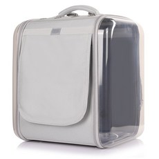 Dehigh 고양이 가방 백팩 강아지 투명 캐리어 이동장, 1개, 그레이