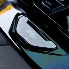 BMW 5시리즈 G60 콘솔 버튼 알루미늄 몰딩 호환 용품, 콘솔 버튼 몰딩 (카본) 1P
