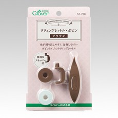 CLOVER 可樂牌 棕色款 梭編蕾絲用梭子 57738 57-738, 單色, 1個
