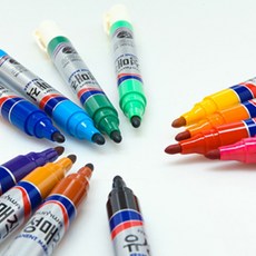 초등학교 미술수업 그림 컬러 유성매직 8색