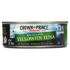 Crown Prince Natural 참다랑어 단단한 빛 엑스트라 버진 올리브 오일 5 oz (142 g) 2팩, 1개, 142g