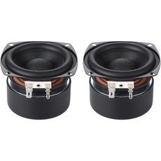 2개 세트 서브우퍼 78MM 3인치 4옴8옴 25W50W 스피커 우퍼 오디오 사운드 베이스 DIY사각형 4옴 50W, 4 Ohm 50W, Squre