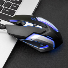 MILANG 米狼 M6 白色 有線電競滑鼠, 米狼M6黑色, GAMING