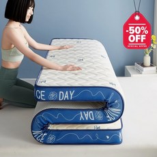 Fowod 라텍스 메모리폼 두툼 다다미 매트리스 전가구용