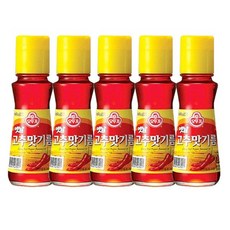오뚜기옛날 고추맛기름, 80ml, 5개