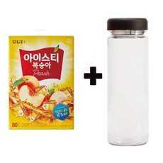 담터 복숭아 아이스티 80Tx1개+워터보틀, 1개, 12g, 1개, 80개입
