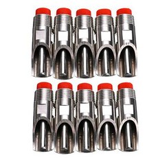스테인레스 스틸 1/2 인치 PT 스레드 돼지 돼지 자동 젖꼭지 술꾼 술꾼 젖꼭지 농장 장비 10Pcs, 1개