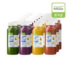 [풀무원] 클렌즈랩 3days 190mlX21병 (그린 6병 퍼플 6병 옐로우 6병 레드 3병), 1세트, 190ml