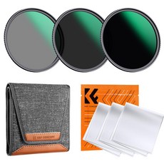 49mm K&F ND필터 3Kit ND8+ND64+ND1000+필터파우치 / K&F Concept NANO-D ND Filter 3kit, 1개, 단일