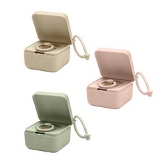 丹麥 BIBS 奶嘴收納盒 (3款可選), 香草, 1個