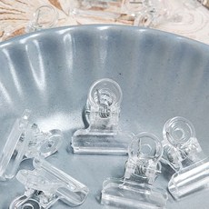 클립핀 투명집게 22mm 사무용품