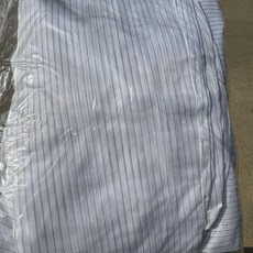 good 防靜電防護防塵工作服食品廠無塵潔淨男女車間耐髒噴漆, 白色分體上衣+褲子,2XL, 1個