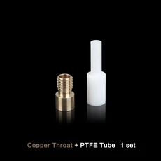 LERDGE-2IN1 Out Hotend PTFL Teflonto Tube Throat 3D 프린터 스테인레스 스틸 및 구리 V6 노즐 히터 블록, 01 2IN1-2 Copper, 02 2PCS
