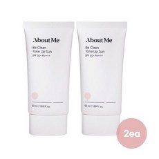 어바웃미 비 클린 톤업 선블록 SPF50+ PA++++, 50ml, 2개