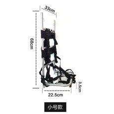 登山背架/重裝背架/負重背架/狩獵背架，超輕鋁合金多用途行李摺疊背架，適用於漁具徒步旅行, 鋁合金背架摺疊小號款