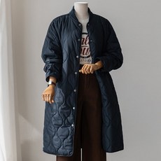 안나앤플러스 올리 누빔 롱 패딩[패딩DDA76] 빅사이즈