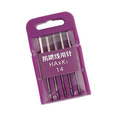 의류 수리 재봉 공예와 호환되는 25Pcs 전문 재봉틀 오버락 바늘 녹슬지 않는 탄소강 기계 바늘, C