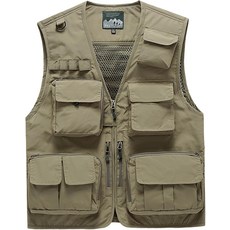 남성용 패티닉 낚시 조끼 탈부착 가능한 뒷면 패널이 있는 - 경량 퀵 드라이 여행 및 하이킹, M