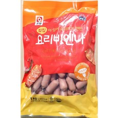 오양 칼집비엔나 1kg 소시지, 1개, 1000g