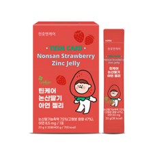 천호엔케어 틴케어 논산딸기 아연 젤리, 30개, 20g