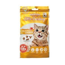 Hulu Cat 卡滋化毛潔牙餅 卡滋潔牙餅 卡茲化毛潔牙餅 貓零食 貓餅乾 60g, 1個, 雞肉 150g