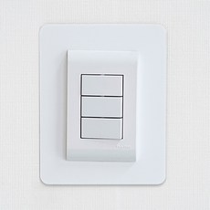 스위치용 화이트 아크릴 커버 손때방지, 1개