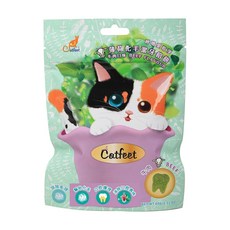 喜花貓 CatFeet 薄荷化毛潔牙餡餅 蔓越莓化毛潔牙餅 60g 嫩雞/鮭魚/鮪魚口味可選, 牛肉, 1個, 薄荷 60g