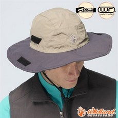 【荒野 WildLand】W2021 中性 防曬防水機能大盤帽 登山帽 遮陽帽