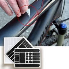 보호필름 자전거랩핑 카본 세트 자전거스티커 보호 프로텍터 용품 방지 투명 도색 스크레치 스크래치 스크레치방지 기스 TYPE 자전거 3 기, 검정, 1개