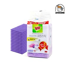 3M 크린스틱 베이킹소다 톡톡 시트타입(수세미형), 2개