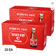 오로나민씨 탄산 드링크, 120ml, 20개입