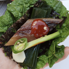 정말로 맛있는 포항 구룡포 제철 과메기 야채세트, 1개, 10미