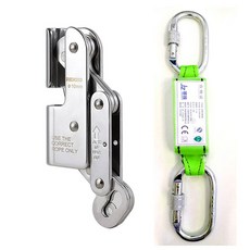 자동잠금 낙하 완강기 와이어 추락 합금강 추락방지 스텐 자동, 합금강 1세트 업그레이드 모델