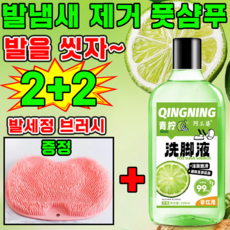 발을 씻자 풋샴푸 발냄새 제거제 발 세정제 발냄새 샴푸, 320ml, 4개, 1개입